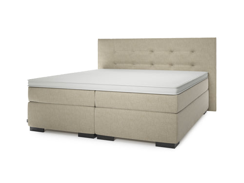 Valk at Home Hotelbed + Topmatras + Hoofdbord Loft - Linen Beige