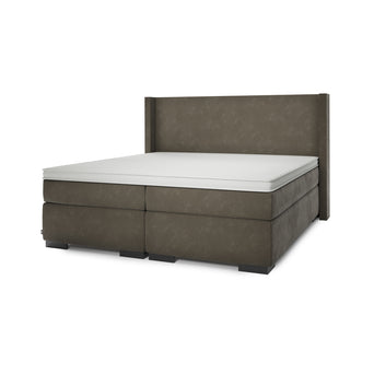 Valk at Home Hotelbed + Topmatras + Hoofdbord Josephine - Velvet Taupe Valk at Home Hotelbed + Topmatras + Hoofdbord Josephine - Velvet Taupe
