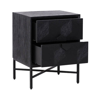Nachtkastje Blax Zwart Nachtkastje Blax Zwart