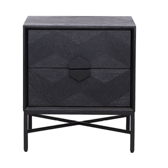 Nachtkastje Blax Zwart Nachtkastje Blax Zwart