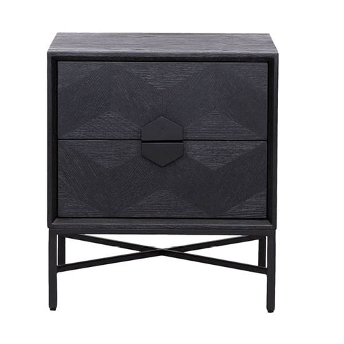 Nachtkastje Blax Zwart