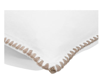 Dekbedovertrek - White Stitching Sand - Felice Dekbedovertrek - White Stitching Sand - Felice