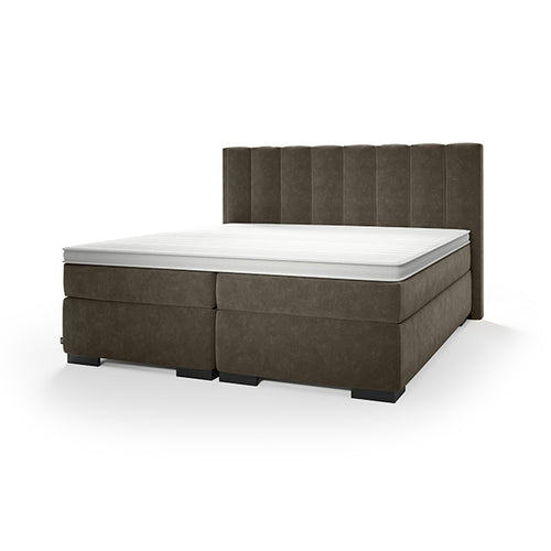 Valk at Home Hotelbed + Topmatras + Hoofdbord Rome - Velvet Taupe
