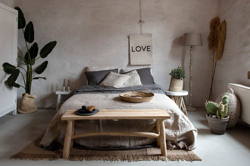 Dekbedovertrek - Dark Grey - Maxime