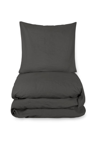 Dekbedovertrek - Dark Grey - Maxime