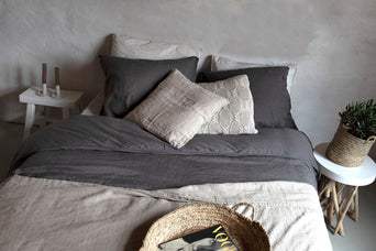 Dekbedovertrek - Dark Grey - Sofie Dekbedovertrek - Dark Grey - Sofie
