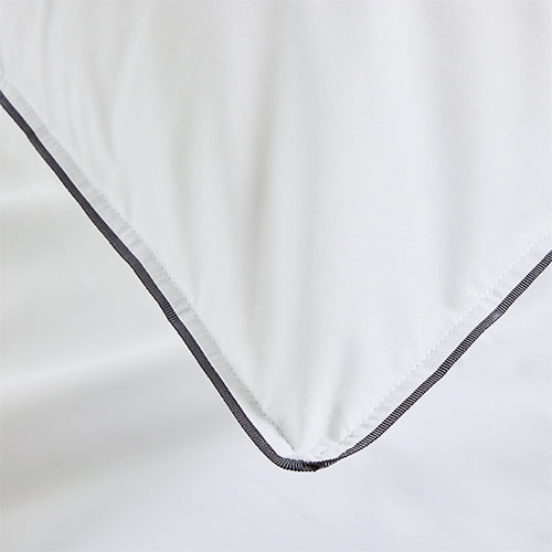 Kussensloop - Papillon White/Grey Percal Katoen