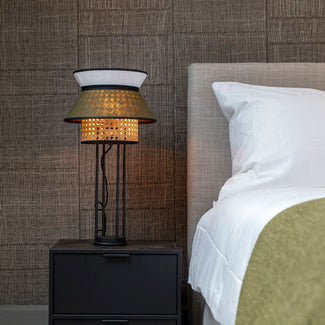 Hotelbed + Topmatras + Hoofdbord Brest - Velvet Khaki Hotelbed Brest Velvet Khaki