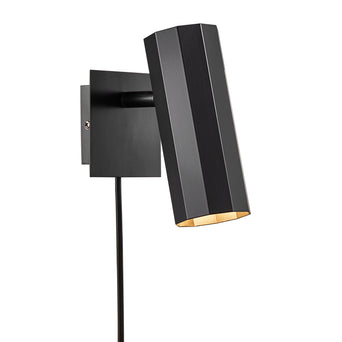 Wandlamp Alanis zwart