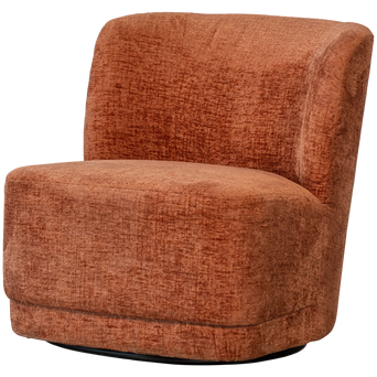 Atty Draaifauteuil Velvet Oranje