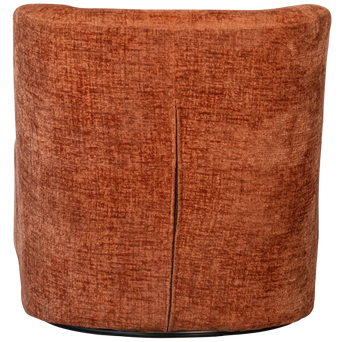 Atty Draaifauteuil Velvet Oranje