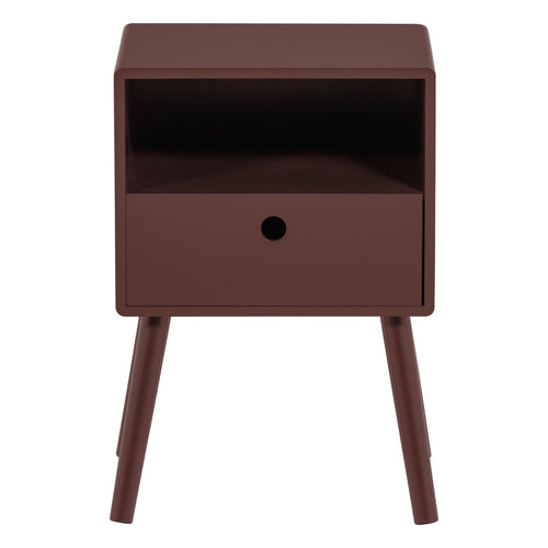 Ozzy nachtkastje MDF bordeauxrood