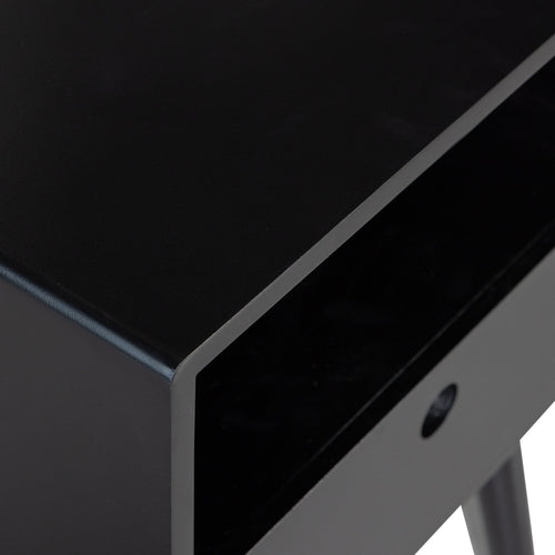 Ozzy nachtkastje MDF zwart - detail