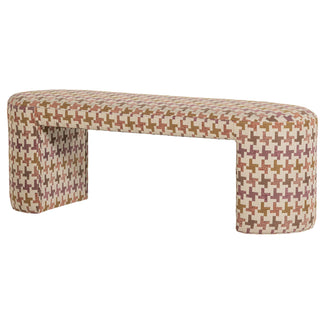 Bankje Jacob - Pied-de-poule roze, Valk at Home
