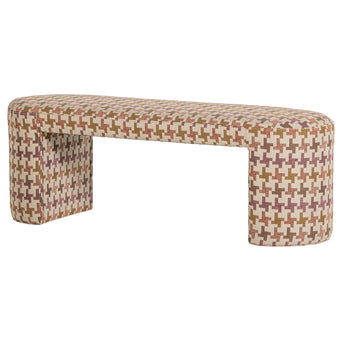 Bankje Jacob - Pied-de-poule roze, Valk at Home