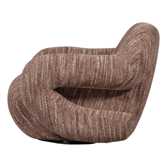 Folke Fauteuil Chenille Oud Roze