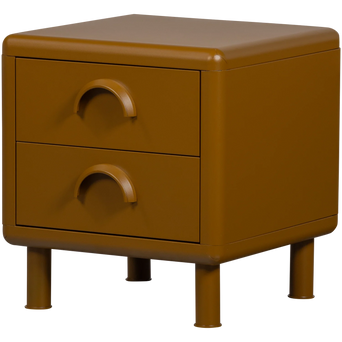 Rune nachtkastje Honinggeel