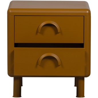 Rune nachtkastje Honinggeel