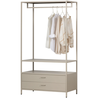 Open Kledingkast Ferris 100cm Metaal Zand