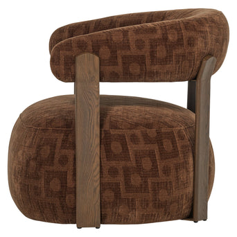 Fauteuil Foon Bruin, Valk at Home