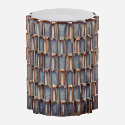 Bijzettafel Axu - Grijsblauw, Valk at Home