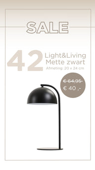 Tafelllamp Light&Living Meta lamp