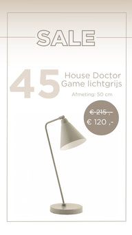 Tafellamp Game Lichtgrijs - House Doctor