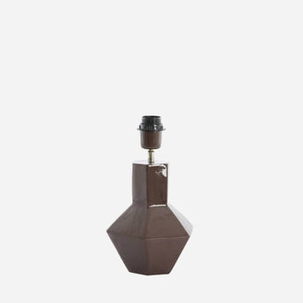 Lampvoet Calira Ø19x30 cm Donkerbruin