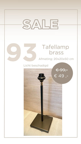 Tafellamp Brass