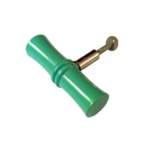 Bamboe houten greep groen - Small (Set van 2)