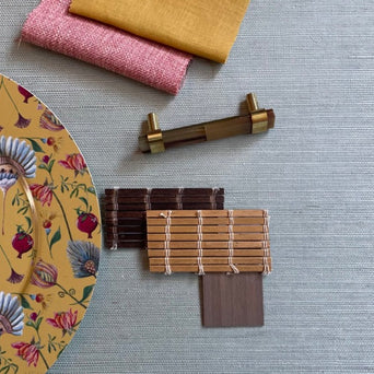 Behang Sua - IJsblauw