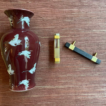 Behang Ziva - Zeegras Roodbruin