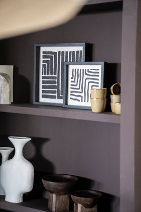 Wand decoratie Triq - set van 2