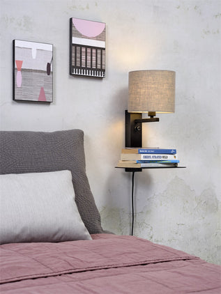 Wandlamp Florence - Dark beige