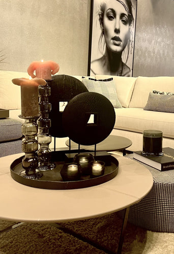 Kandelaar Chandelier Rolls Grey Luster - Extra Small - Dekocandle