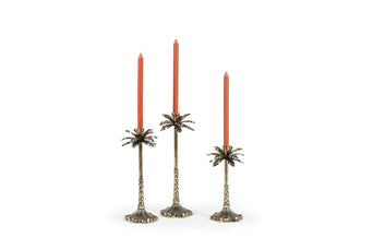 Palm kaarshouder antique brass