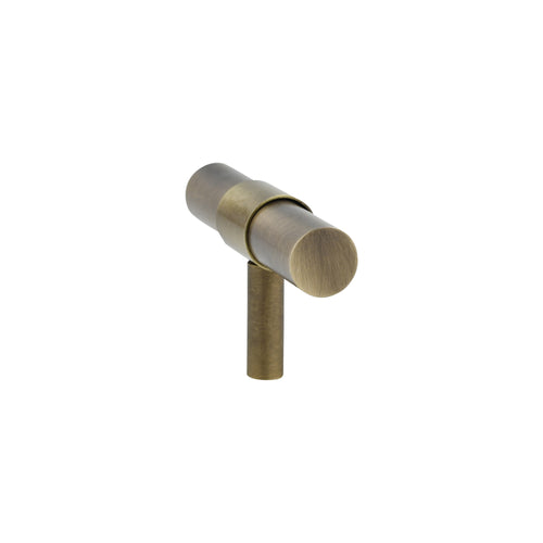 Gepatineerde messing greep - Small (Set van 2)