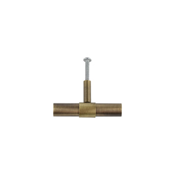 Gepatineerde messing greep - Small (Set van 2)