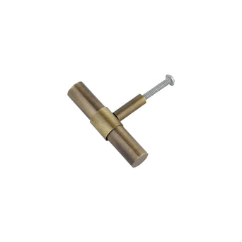 Gepatineerde messing greep - Small (Set van 2)