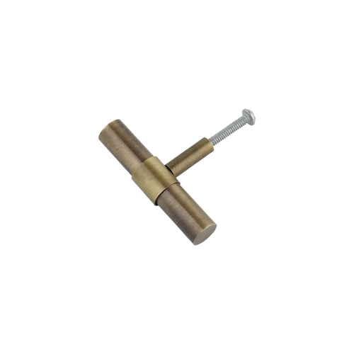 Gepatineerde messing greep - Small (Set van 2)