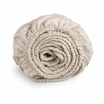 Hoeslaken topmatras sand