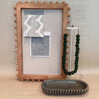 Prikbord Rubber hout