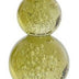 Kaarsenhouder Itinga Glass Bubble L - Olive Green