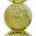 Kaarsenhouder Itinga Glass Bubble S - Olive Green
