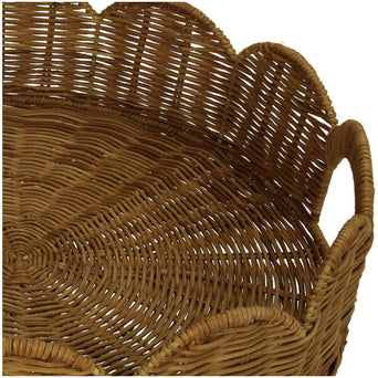 Mand dienblad rotan