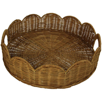 Mand dienblad rotan
