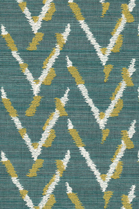 Behang Osmanthus Chasu Lemony Teal 54513 - Arte