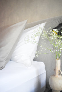 Hoeslaken Matras Egyptisch Percal Katoen - Crispy White 200TC