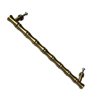 Bamboe messing kastgreep - Extra large