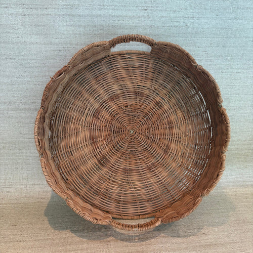 Mand dienblad rotan